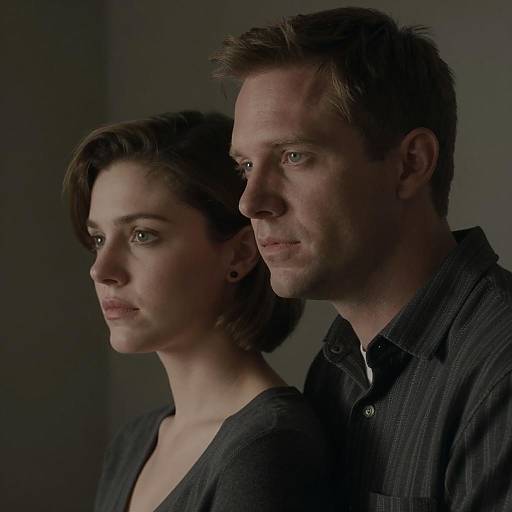 Intimate Moment in Dim Light