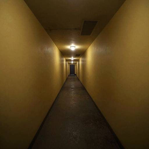 First-Person Backrooms Monitor View