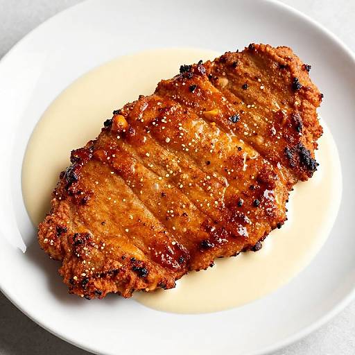 Spicy Pork Chops with Creamy Sauce