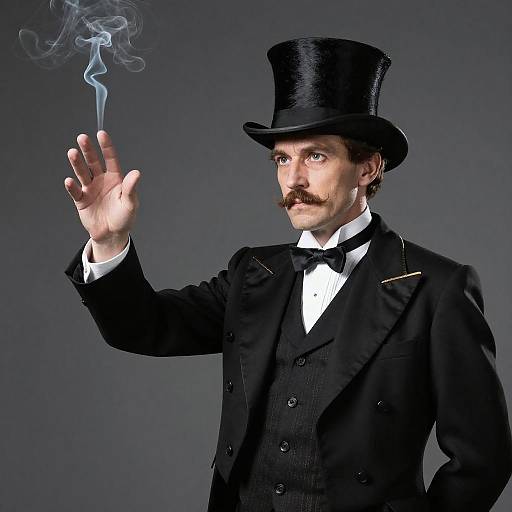 Timeless Magician in Classic Attire