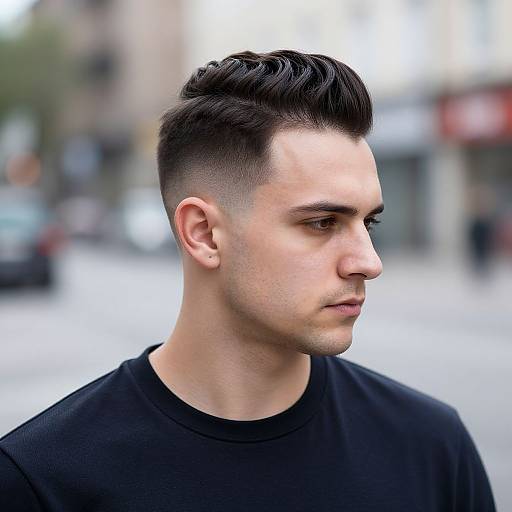 Stylish European Man in Urban Setting