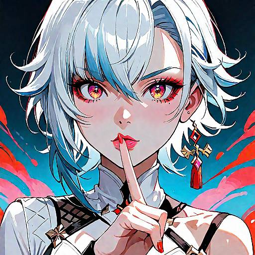 High-Quality Anime Girl Portrait