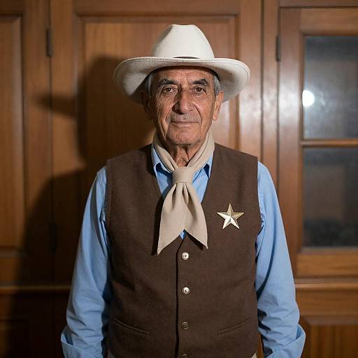 Western Elder in Vintage Setting