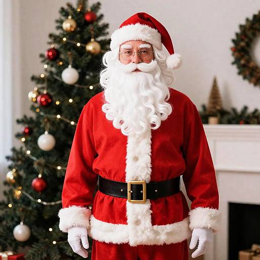 Santa Claus Adult Costume Pose