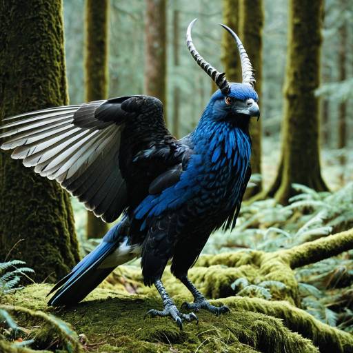 Victoria Crowned Pigeon in Rainforest