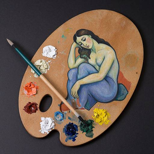 Picasso's Weeping Woman Palette