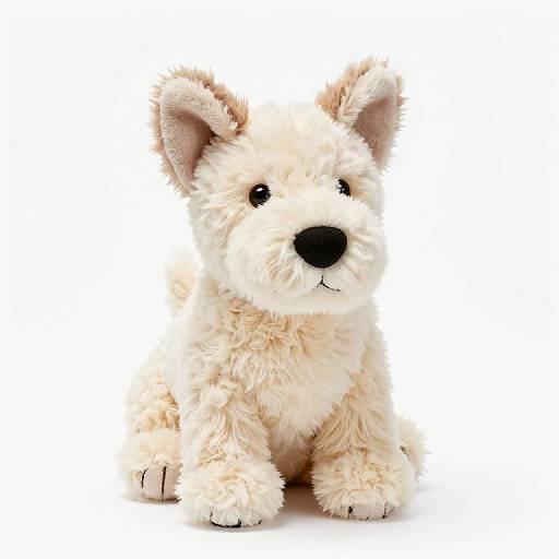 Cream Westie Dog Plush Toy