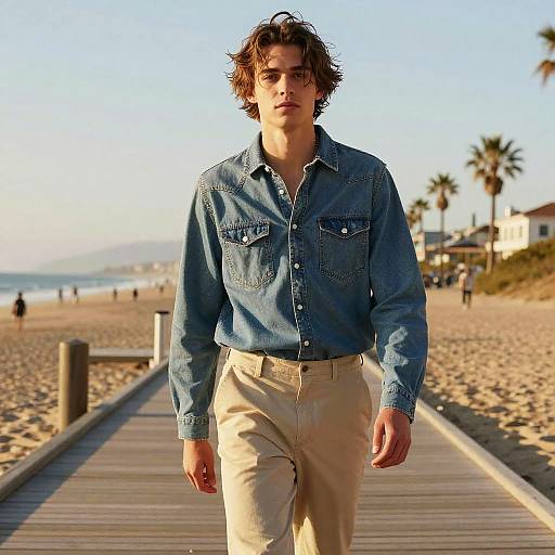 Messy Fringe Beachboardwalk Fashion