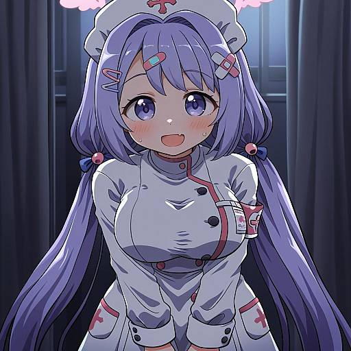 Illustration of Hanae (blue archive), blue archive in the style of Rokugou daisuke