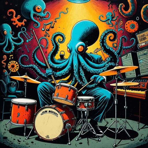 Jazz Octopus: Lowbrow Art Vibes