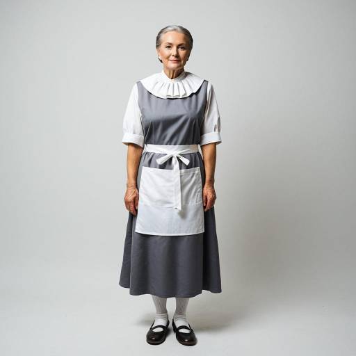 Elderly Putzfrau Costume for Celebration