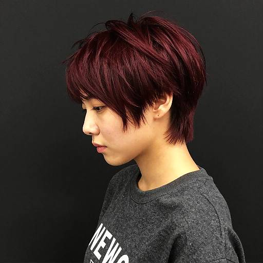 Trendy Japanese Pixie Cut Fashion