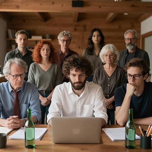 Group Collaboration in Rustic Setting
