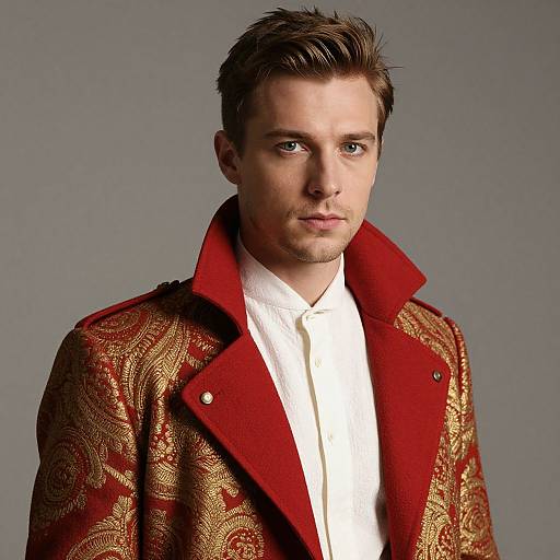Man in Red and Gold Coat