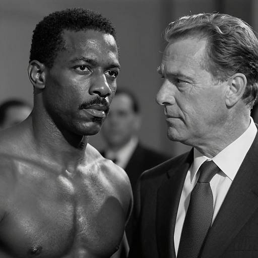 Contrasting Portrait of Two Men