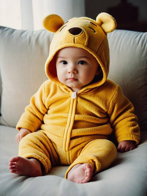 Baby in Pooh Bear Costume