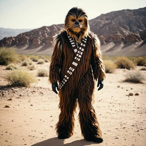 Chewbacca Cosplay in Desert
