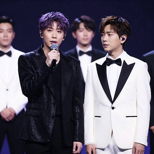 Dynamic Stage Performance with Colorful Characters