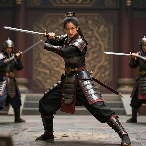 Cinematic Female Martial Arts Hero