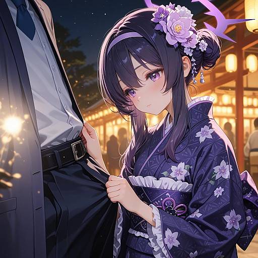 Illustration of Haruka (new year) (blue archive), blue archive in the style of Horiguchi yukiko