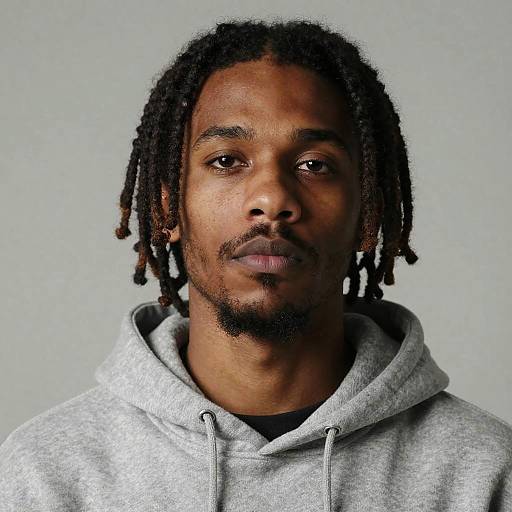 Close-Up of Weed Boy with Dreadlocks