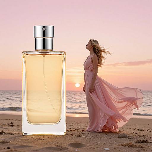 Romantic Sunset Perfume Ad