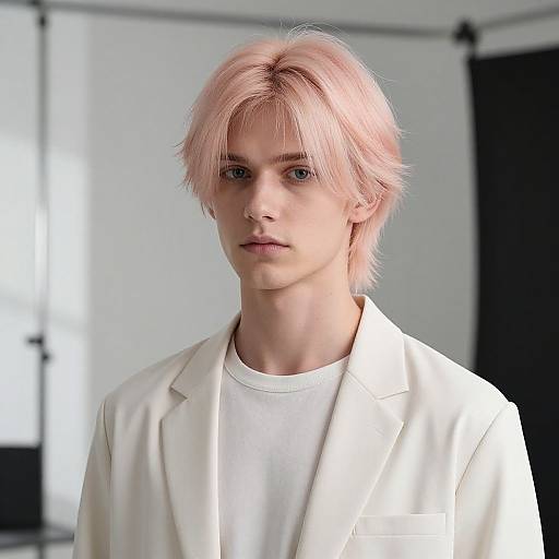 Pastel Ombre Hair Fashion Editorial