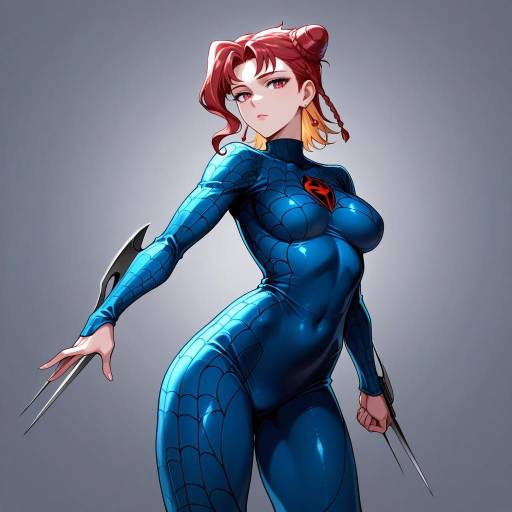 Cosplay of Kakyoin Noriaki in Bodysuit