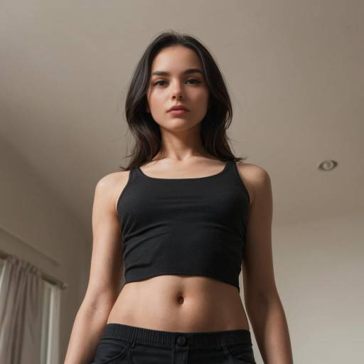 Contemplative Girl in Modern Loft Setting Contemplative Girl in Modern Loft Setting