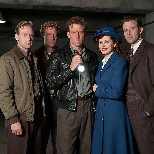 1940s Industrial Group Portrait