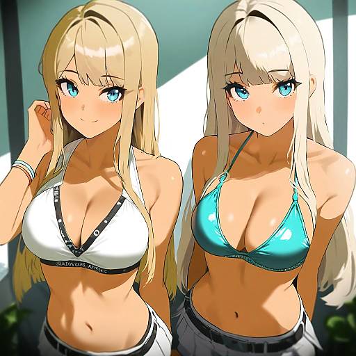 Illustration of Alessandra susu, tokyo 7th sisters in the style of Nvl