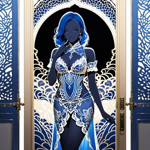 Exotic Beauty in Detailed Lingerie Exotic Beauty in Detailed Lingerie