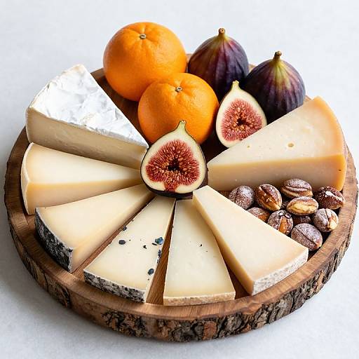 Rustic Cheese and Fruit Tray