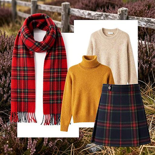 Highland Autumn Fashion Moodboard