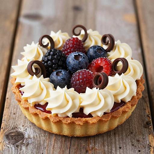 Elegant Berry Tart Decoration Ideas