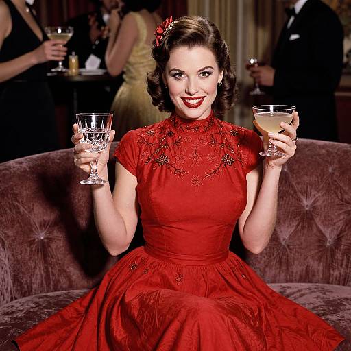 Glamorous 1940s Vintage Cocktail Party