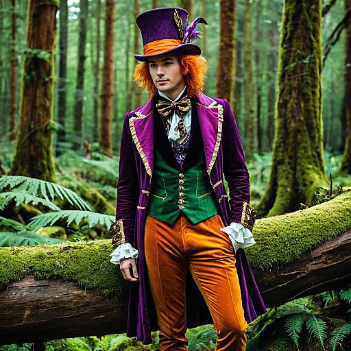 Steampunk Fantasy Portrait of Mad Hatter