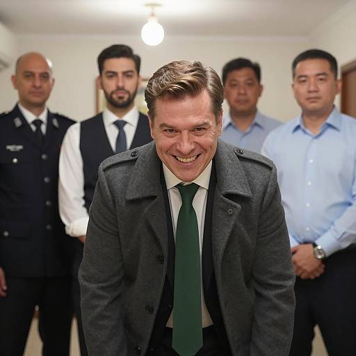 Captivating Indoor Portrait of Five Men