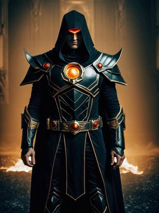 Realistic Man in Deimos Cosplay Costume