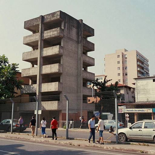 Brutalism Retro Urban Collage