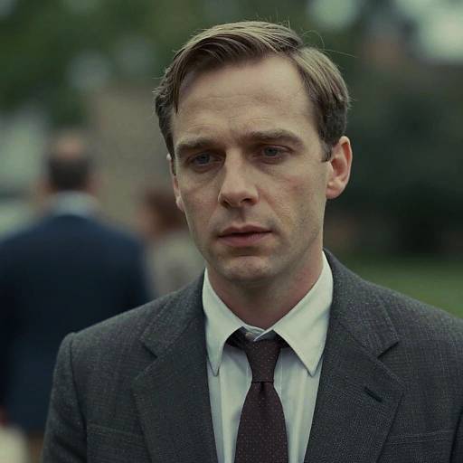 Cinematic Portrait in Analog Style