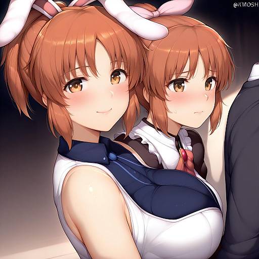 Illustration of Abe nana, idolmaster in the style of Kimoshi