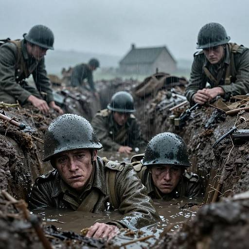 WW1 War-Torn Sorrowful Scenes