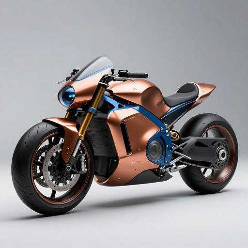 Futuristic Electric Motorcycle Design
