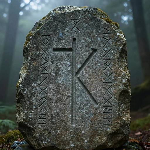 Ancient Rune Trust Symbol Tablet