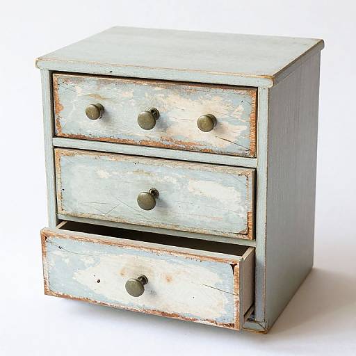 Altered Mini Jewelry Drawers Idea