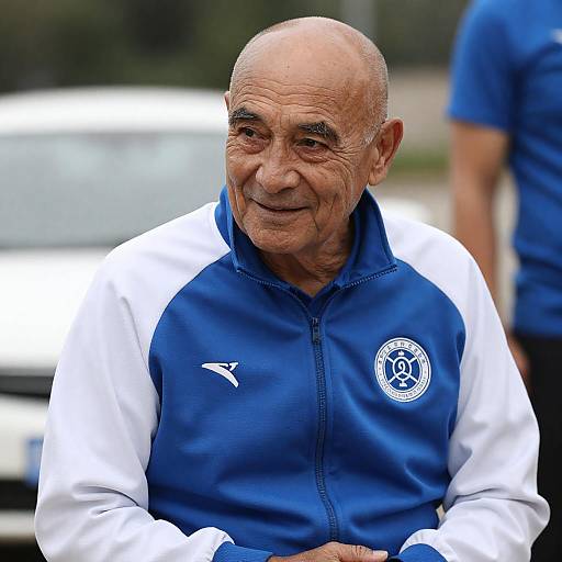 Smiling Older Man in Sports Jacket