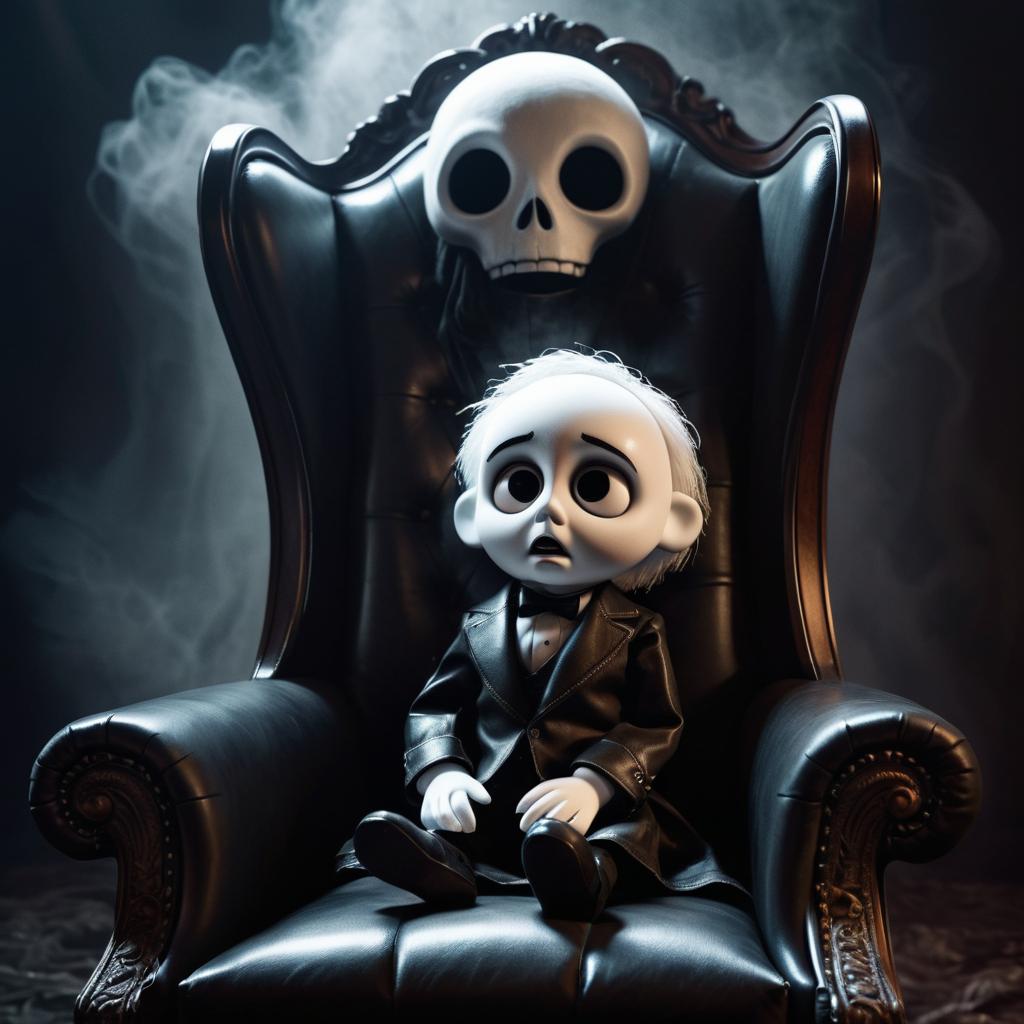 Intense Puppet and Ghost in Nightmare Art