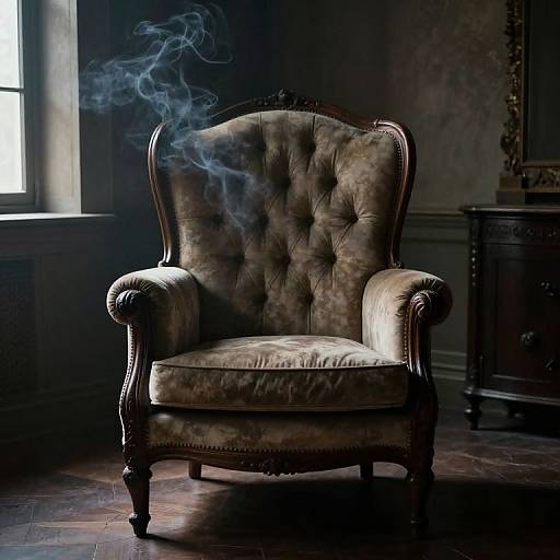 Regal Armchair Whispering Wisdom