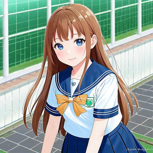 Illustration of Mukaido manaka, nagi no asukara in the style of Kaetzchen